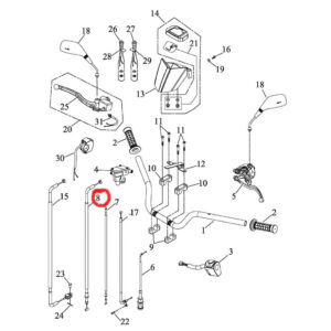 Trasmissione Parcheggio Access Motor 450cc