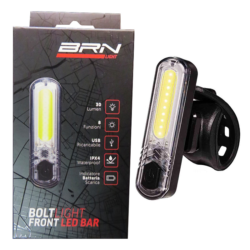 Fanale Anteriore Bici BRN Bolt Led Bar