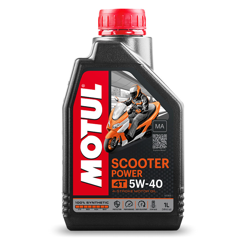 Olio Motore Sintetico Motul Scooter Power 4T 5W-40 - 1L