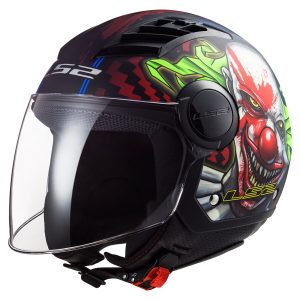 Casco Demi-Jet LS2 OF562 Airflow HappyDreams