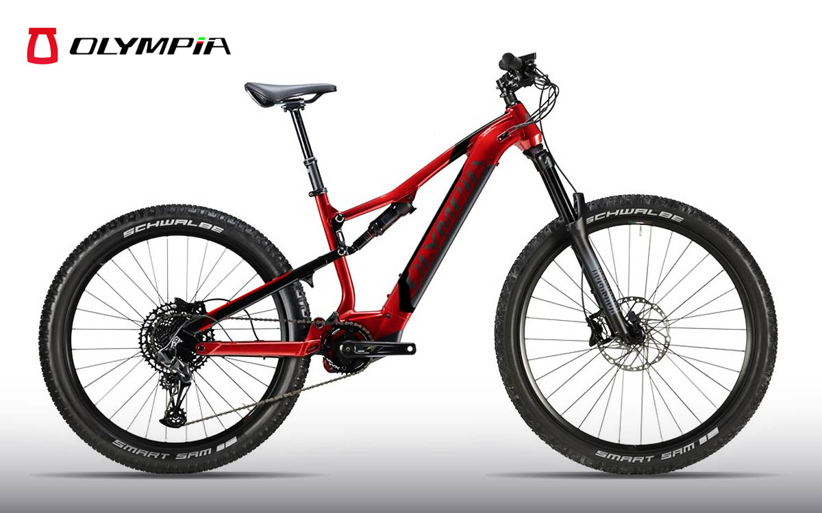 E-Bike Olympia EX900 Sport - rosso